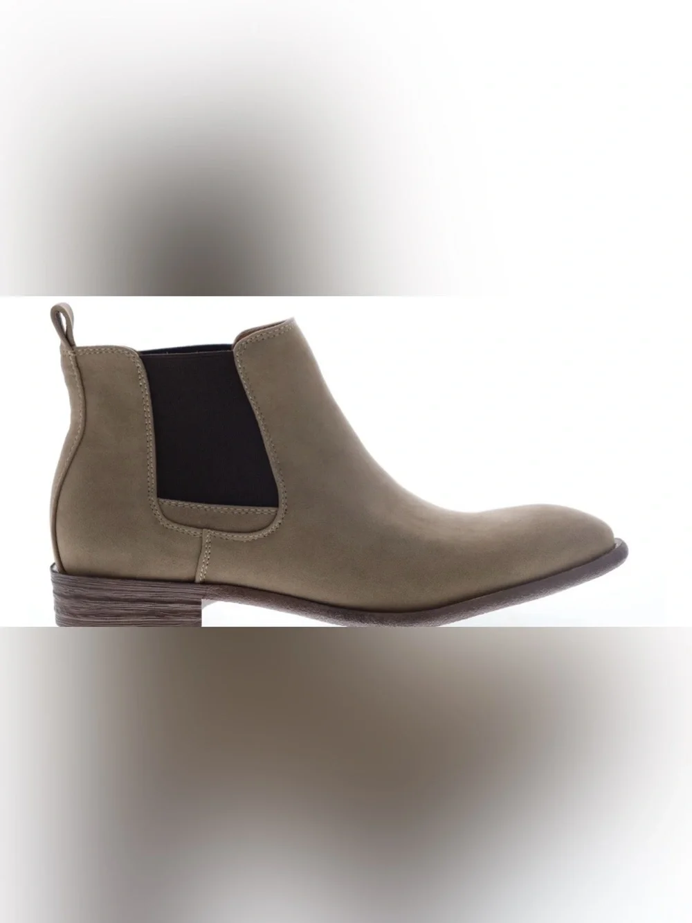 Robert Wayne Mens Brown Leather Mid Top Slip On Chelsea Boots Size 10.5